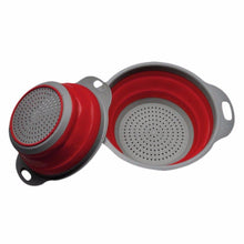 Load image into Gallery viewer, Set Silicone Kitchen Vegetable And Fruits Washing Drying Folding Rack Strainer Holder